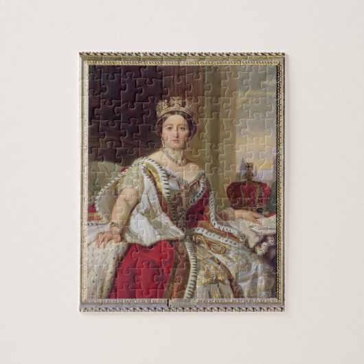 Porträt der Königin Victoria (1819-1901) 1859 (Öl Puzzle (Vertikal)