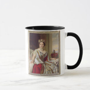 Porträt der Königin Victoria (1819-1901) 1859 (Öl Tasse