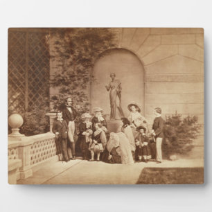 Porträt der königlichen Familie im Osborne House, Fotoplatte