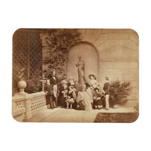 Porträt der Königsfamilie an Osborne Haus, 185 Magnet