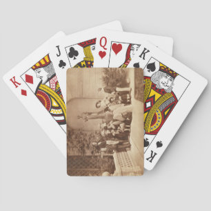 Porträt der Königsfamilie an Osborne Haus, 185 Spielkarten