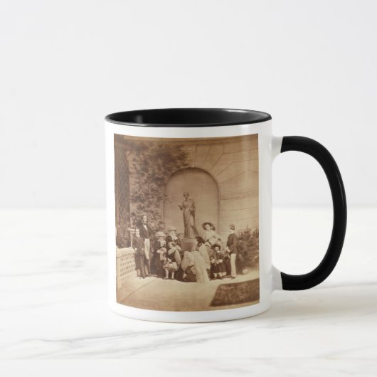 Porträt der Königsfamilie an Osborne Haus, 185 Tasse (Rechts)