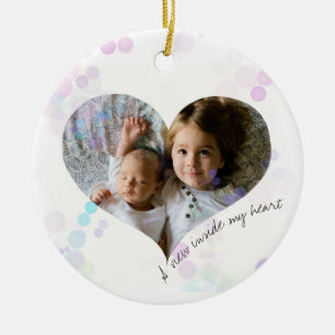 Porträt der Lieben in meinem Herzen Keramik Ornament