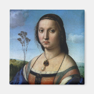 Porträt der Maddalena Doni von Raffael Sanzio Magnet
