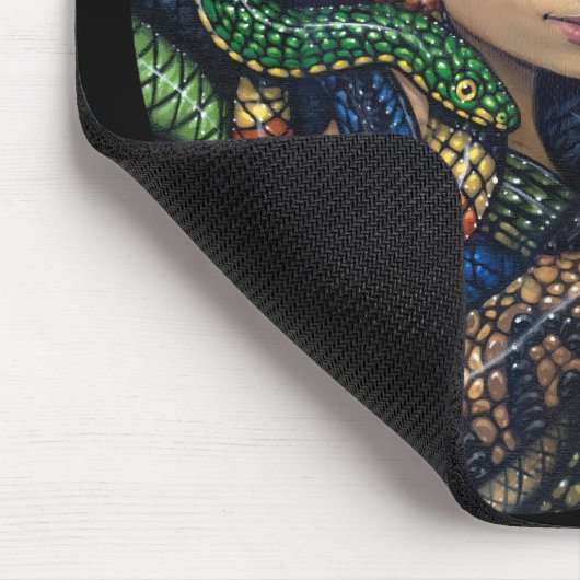 "Porträt der Medusa" Mousepad (Ecke)