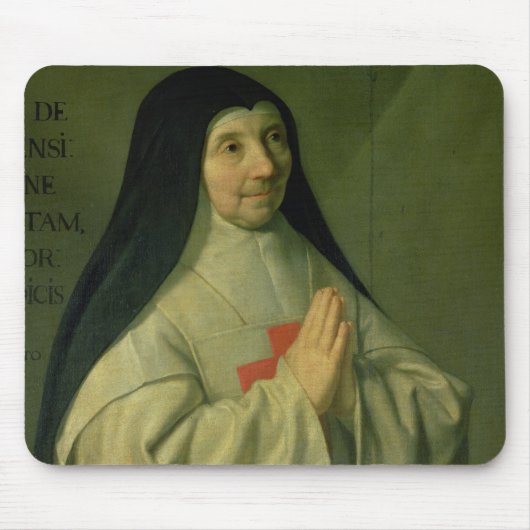 Porträt der Mutter Catherine-Agnes Arnauld (1593-1 Mousepad (Vorne)
