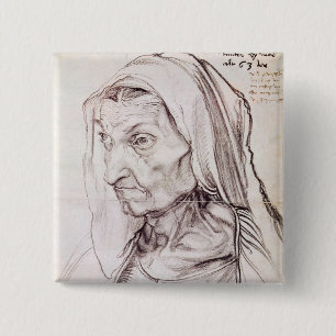 Porträt der Mutter des Künstlers, 1514 Button