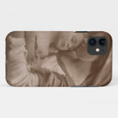 Porträt der Mutter und des Kindes (Sepia-Foto) Case-Mate iPhone Hülle (Rückseite (Horizontal))