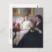 Porträt der Mutter und Schwester des Künstlers, Mo Postkarte (Vorne/Hinten)
