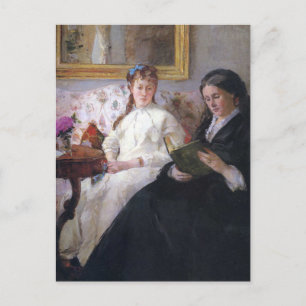 Porträt der Mutter und Schwester des Künstlers, Mo Postkarte