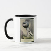 Porträt der Pouter-Taube Tasse (Links)