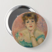 Porträt der Schauspielerin Jeanne Samary, Auguste Button (Vorne & Hinten)
