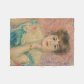 Porträt der Schauspielerin Jeanne Samary, Auguste Fleecedecke (Vorderseite (Horizontal))