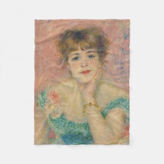 Porträt der Schauspielerin Jeanne Samary, Auguste Fleecedecke (Vorderseite)