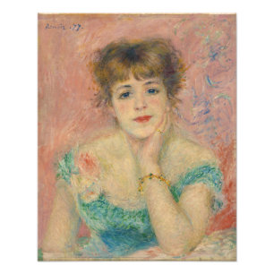 Porträt der Schauspielerin Jeanne Samary, Auguste  Fotodruck