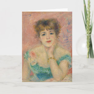 Porträt der Schauspielerin Jeanne Samary, Auguste  Karte