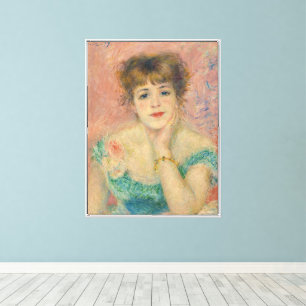 Porträt der Schauspielerin Jeanne Samary, Auguste Leinwanddruck