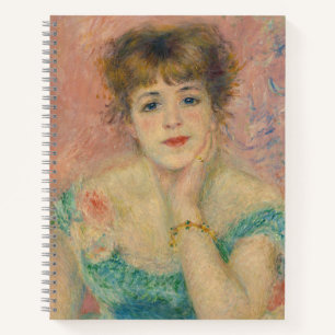 Porträt der Schauspielerin Jeanne Samary, Auguste Notizblock