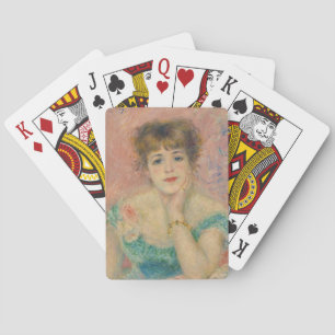 Porträt der Schauspielerin Jeanne Samary, Auguste Spielkarten