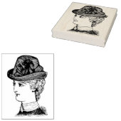 Porträt der Viktorianischen Briefmarke Lady Rubber Gummistempel (Stempel)