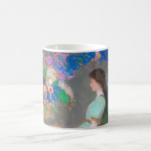 Porträt der Violette Heymann, Redon Kaffeetasse