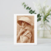 Porträt der Zwanziger Jahre Postkarte (Stehend Vorderseite)