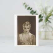 Porträt der Zwanziger Jahre Postkarte (Stehend Vorderseite)