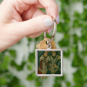 Porträt der Zwillinge Schlüsselanhänger (Hand)
