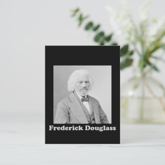 Porträt des Abolitionisten Frederick Douglass Postkarte (Stehend Vorderseite)