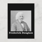 Porträt des Abolitionisten Frederick Douglass Postkarte (Vorderseite)