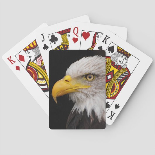 Porträt des Adlers Spielkarten (Rückseite)