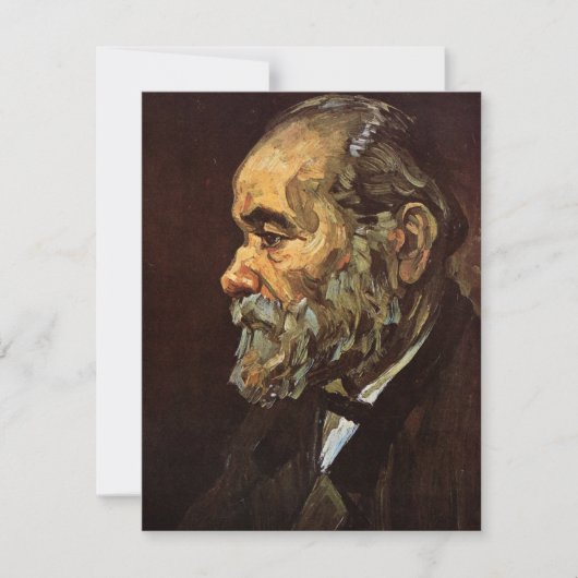 Porträt des alten Mannes mit Bart von Vincent van (Vorderseite)