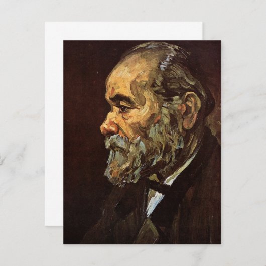 Porträt des alten Mannes mit Bart von Vincent van (Vorne/Hinten)