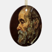 Porträt des alten Mannes mit Bart von Vincent van Keramikornament (Rechts)