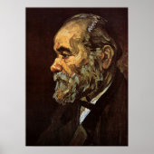 Porträt des alten Mannes mit Bart von Vincent van Poster (Vorne)