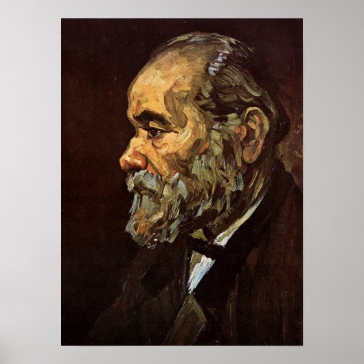 Porträt des alten Mannes mit Bart von Vincent van Poster (Vorne)