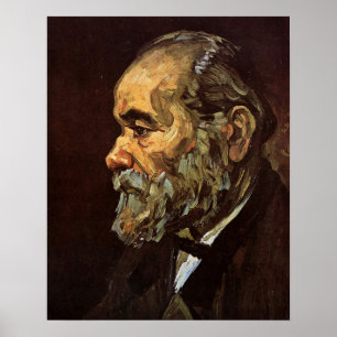 Porträt des alten Mannes mit Bart von Vincent van Poster