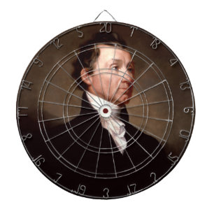 Porträt des amerikanischen Präsidenten James Monro Dartscheibe
