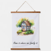 Porträt des Aquädukts Wandteppich Mit Holzrahmen (Vorderseite)