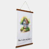 Porträt des Aquädukts Wandteppich Mit Holzrahmen (Gewinkelt)