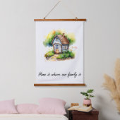 Porträt des Aquädukts Wandteppich Mit Holzrahmen (Schlafzimmer)