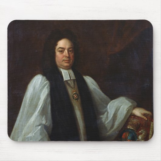 Porträt des Bischofs John Robinson c.1711 Mousepad (Vorne)
