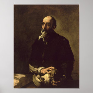 Porträt des blinden Sculptor, Gambazo 1632 Poster