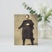 Porträt des Buffoon Pablo de Valladolid Postkarte (Stehend Vorderseite)