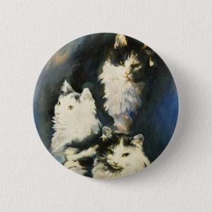 Porträt des Buffy Knopfes Button