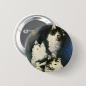 Porträt des Buffy Knopfes Button (Vorne & Hinten)