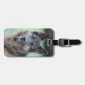 Porträt des Deutschen Sheppard Gepäckanhänger (Vorderseite horizontal)