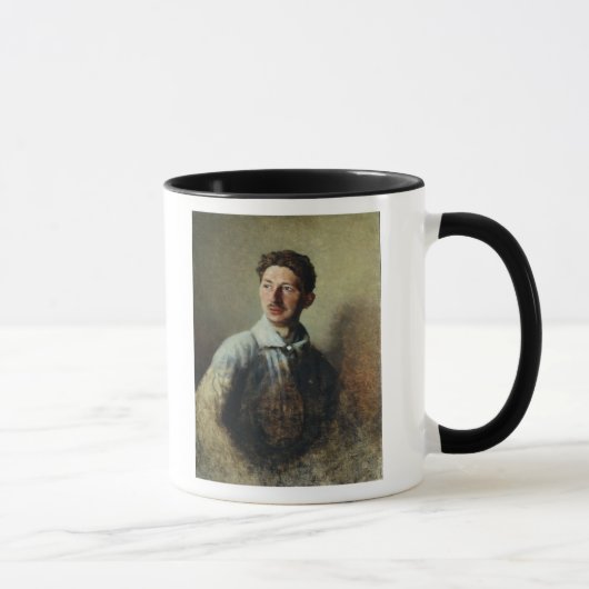 Porträt des Dichters Sergey Gorodetsky 1909 Tasse (Rechts)