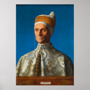 Porträt des Dogen Leonardo Loredan von Bellini Poster