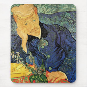 Porträt des Dr. Gachet von Vincent van Gogh Mousepad